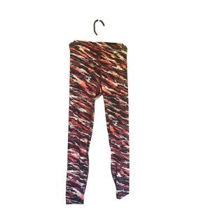 Lululemon High Rise Align Tiger Tide Leggings Red/ Orange/Multi/Stripe Size 4